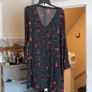 Madewell long sleeve dress